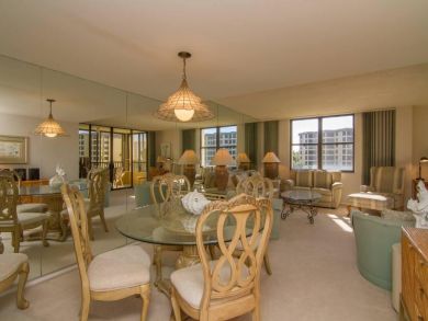 Dining area seats five